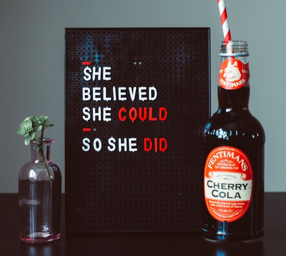she believed she could cherry cola